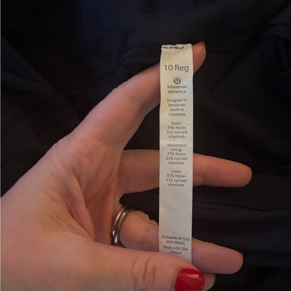 Lululemon Black Skirt Size 10 - Picture 6 of 6